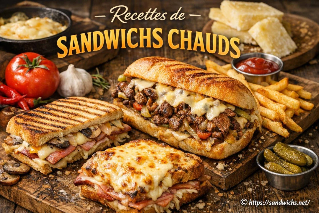 Recettes de Sandwichs Chauds