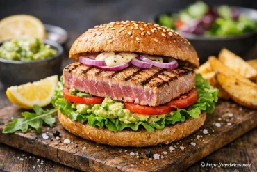 Burger thon grillé : recette rapide et légère à préparer chez soi