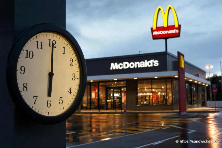 À quelle heure ouvre le McDonald's ?