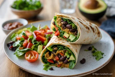 Wrap végan aux haricots : recette nourrissante et facile à préparer