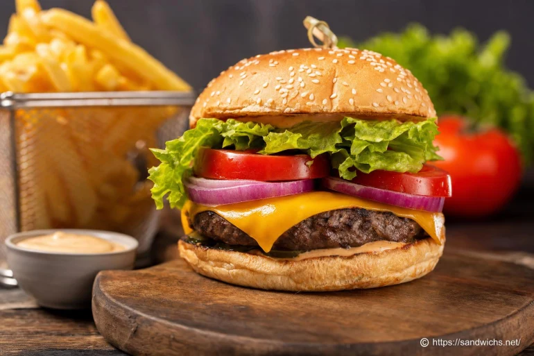 Burger cheddar : recette simple et savoureuse pour un repas gourmand