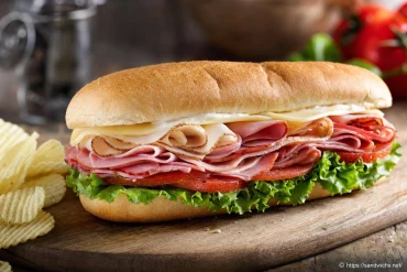 De quoi est composé un sandwich américain ?