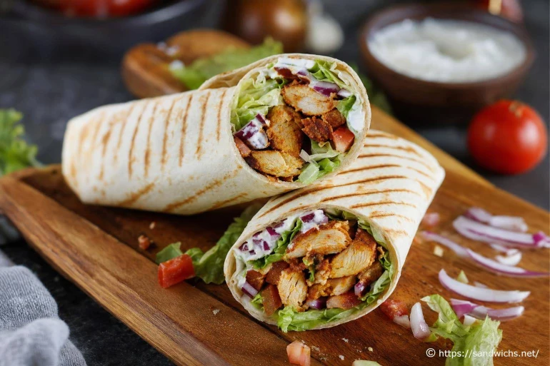 Recette wrap poulet tandoori halal facile et savoureuse
