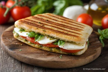 Panini mozzarella tomate : recette italienne facile et gourmande