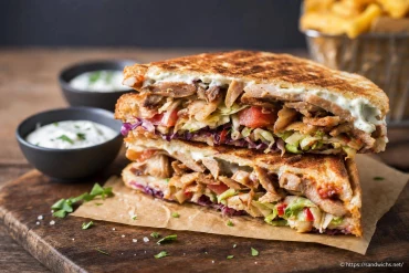 Sandwich pain grillé façon kebab : une recette gourmande