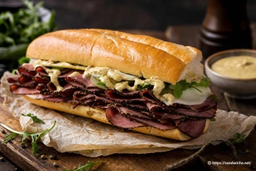 Sub pastrami et sauce dijon : la recette gourmande