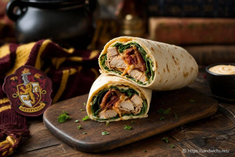 Recette du wrap Maison Gryffondor : étape par étape