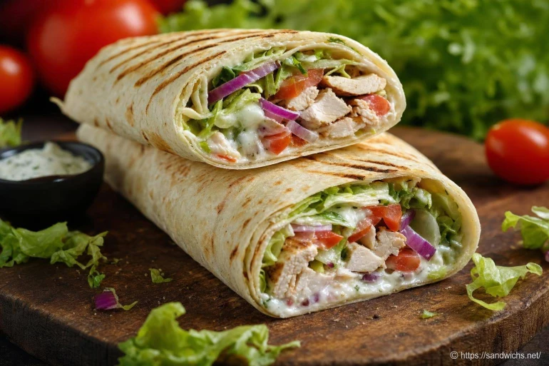 Recette wrap dinde halal maison, facile et gourmande