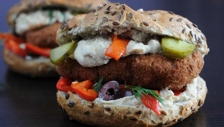 Sandwich Houmous & Poisson Panné