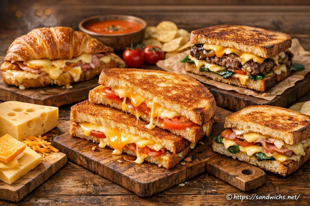 Recettes de Sandwichs au Fromage