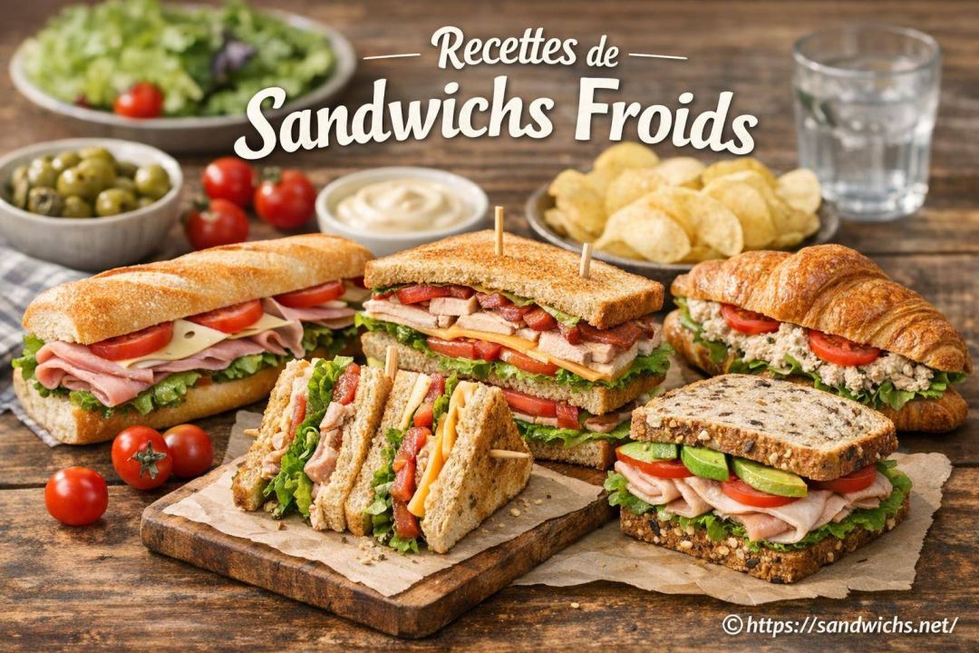 Recettes de Sandwichs Froids
