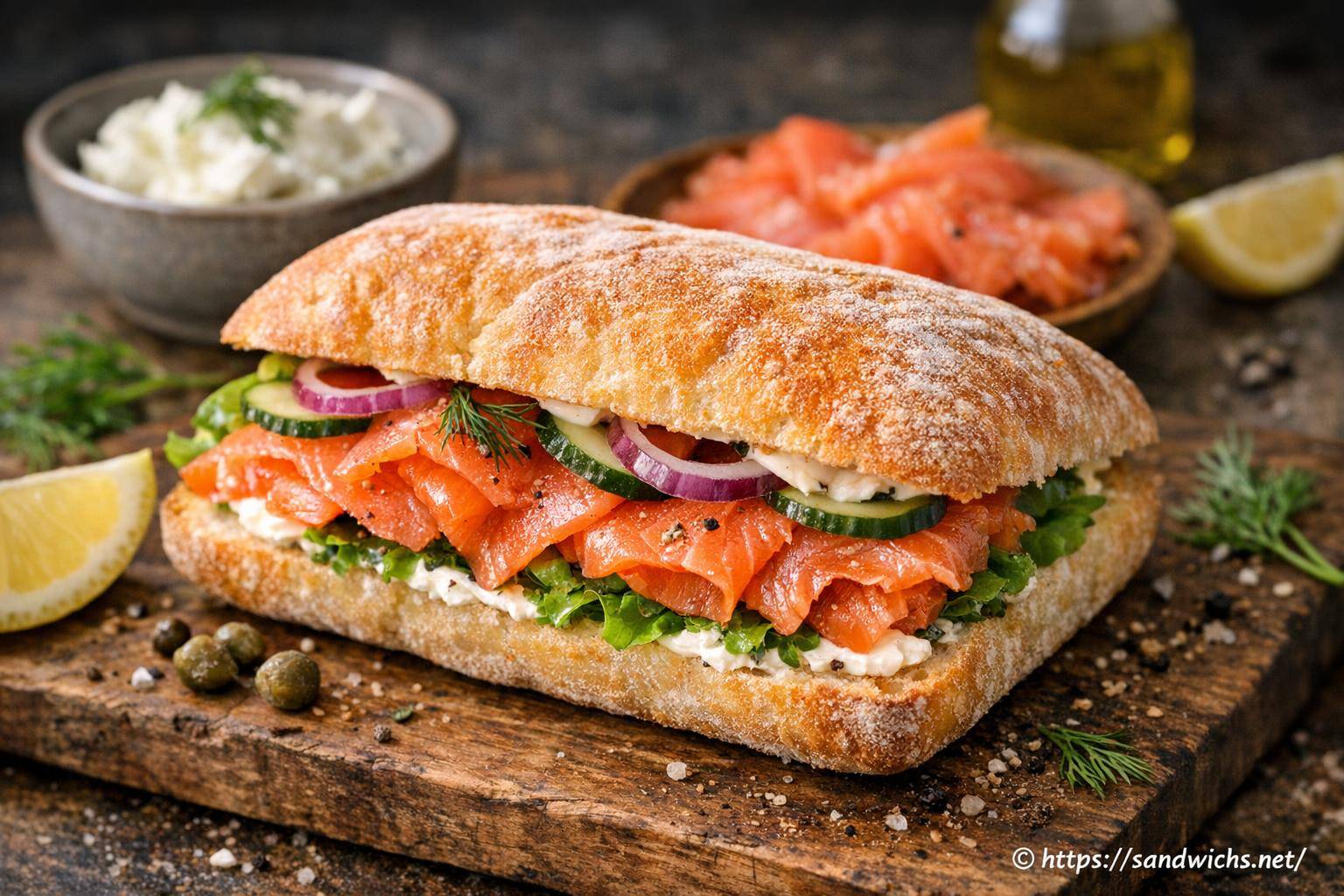 Ciabatta saumon : recette gourmande à savourer facilement