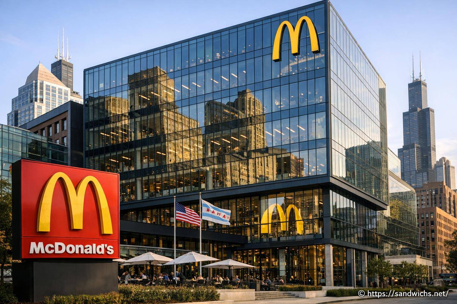 Où se trouve le siège social de McDonald's ?