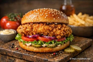 Recette burger poulet crispy sans fromage : comment le réussir facilement