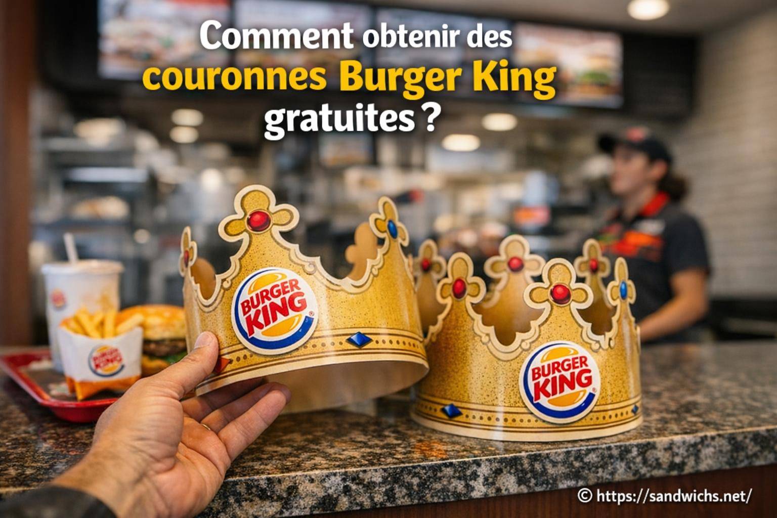 Comment obtenir des couronnes Burger King gratuites ?