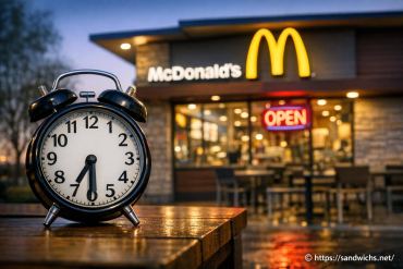 À partir de quelle heure peut-on manger au McDonald's ?
