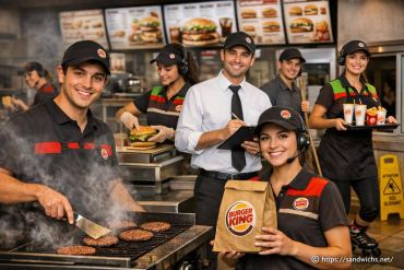 Quels sont les postes chez Burger King ?