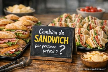 Combien de sandwichs prévoir par personne pour un repas réussi ?