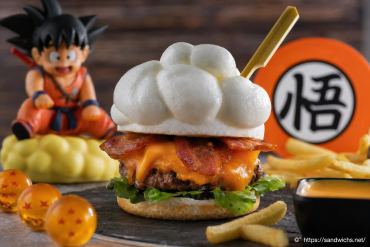 Recette du burger nuage de Sangoku : comment préparer le burger Dragon Ball
