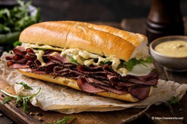 Sub pastrami et sauce dijon : la recette gourmande