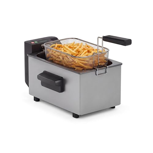 Tristar Friteuse en Acier Inoxydable, Capacité 3L, Températu
