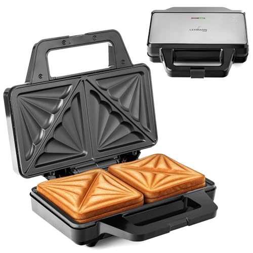 LEHMANN Appareil Croque Monsieur XL, Plaques Extra Larges, A