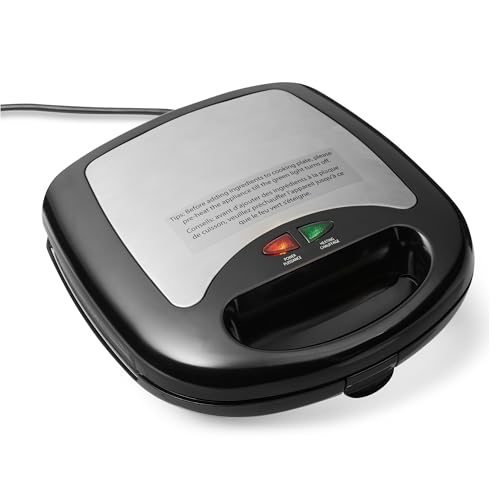 Amazon Basics Appareil à croque-monsieur 3 en 1 avec plaques