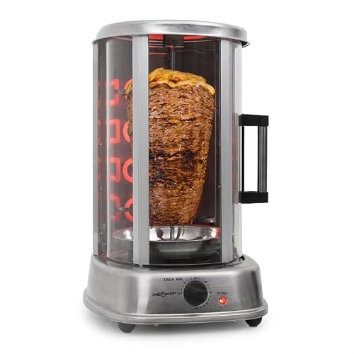 oneConcept Kebap Master - Rôtissoire verticale, Machine à ke
